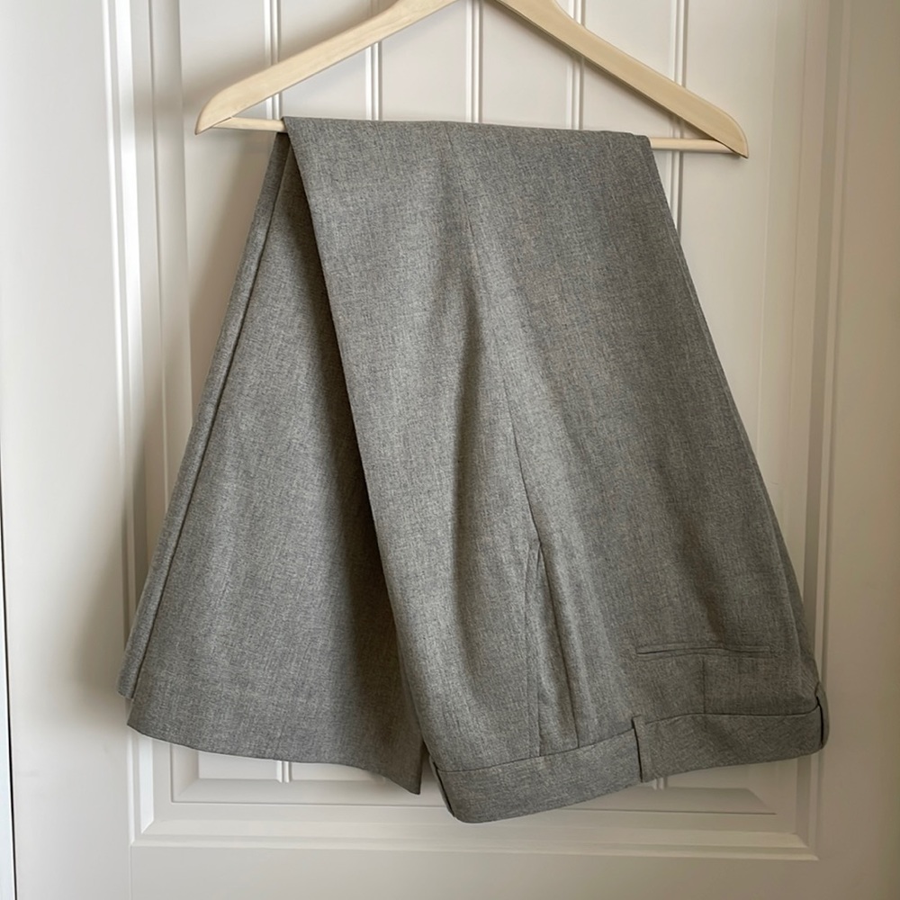 Banana Republic light gray wool pants, size 8